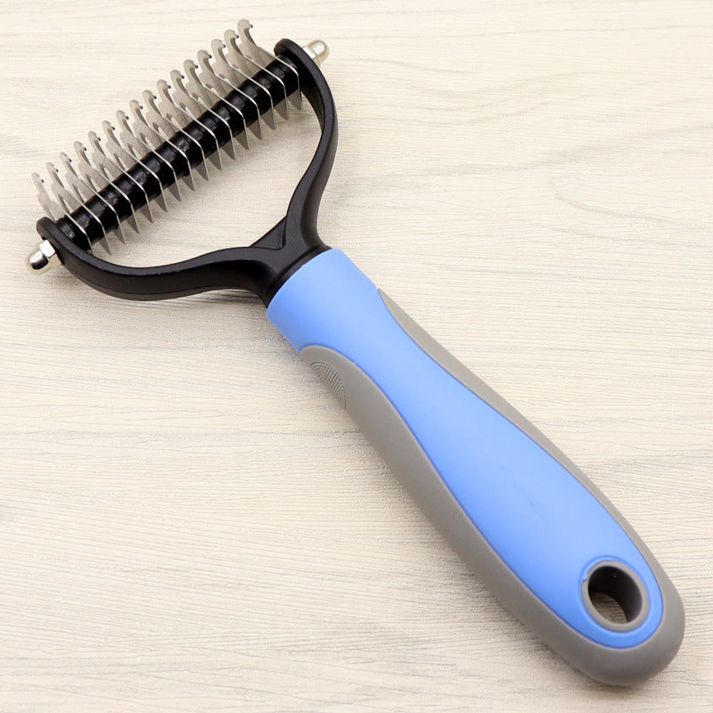 Dog Knot Remover Comb – Stainless Head with Easy-Grip Handle - Elibark Dog Supplies