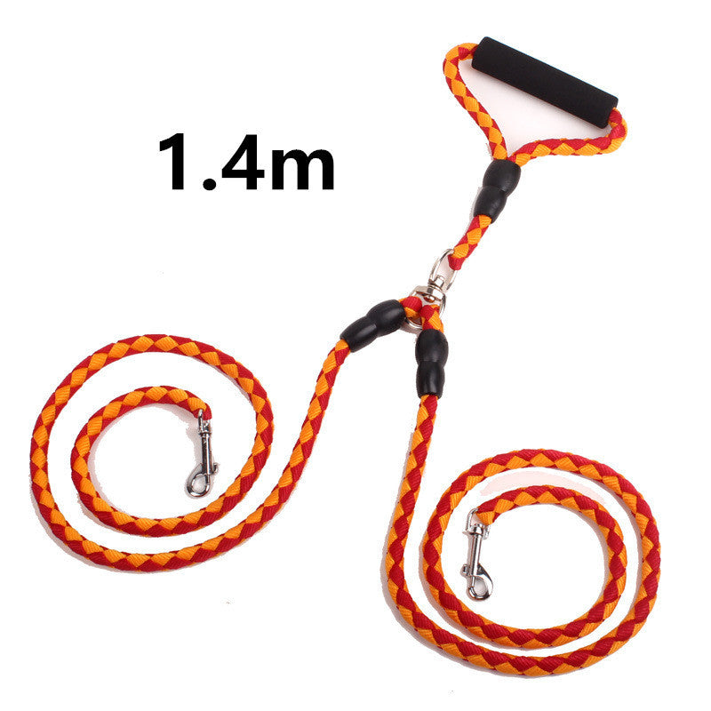 Double Dog Leash – Walk Two Dogs with One Handle - Elibark Dog Supplies
