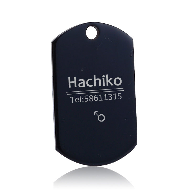 Custom Pet ID Tags | Engraved Dog Name, Photo & Address | Titanium Steel