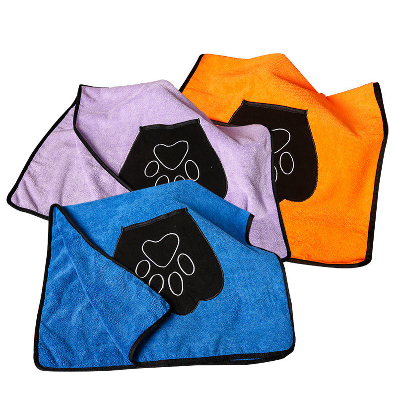 Soft Cotton Pet Travel Towel – Comfort & Protection Anywhere - Elibark Dog Supplies