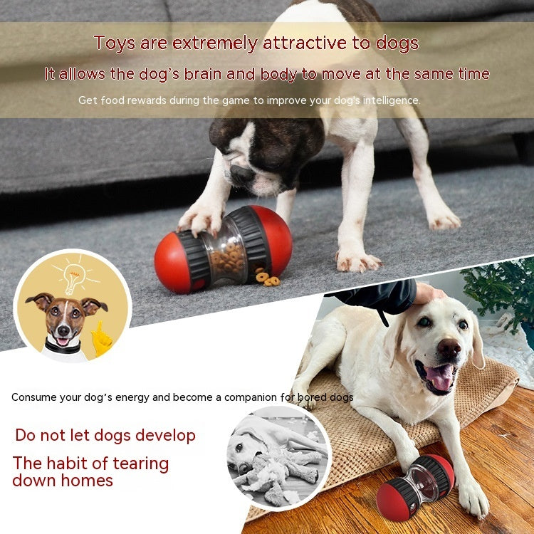 Food Dispensing Dog Toy – Slow Feeder & Puzzle Tumbler - Elibark Dog Supplies