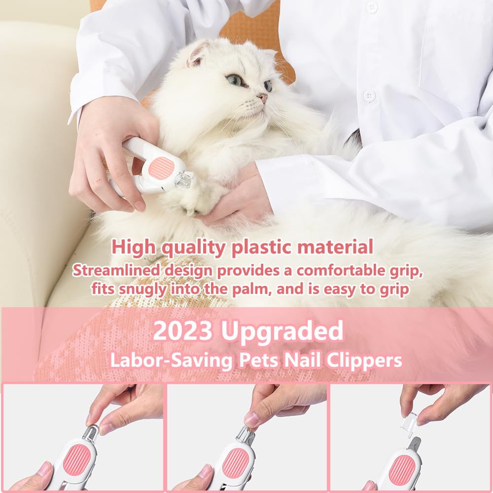 LED Pet Nail Clippers for Safe, Easy Trimming - Elibark Dog Supplies