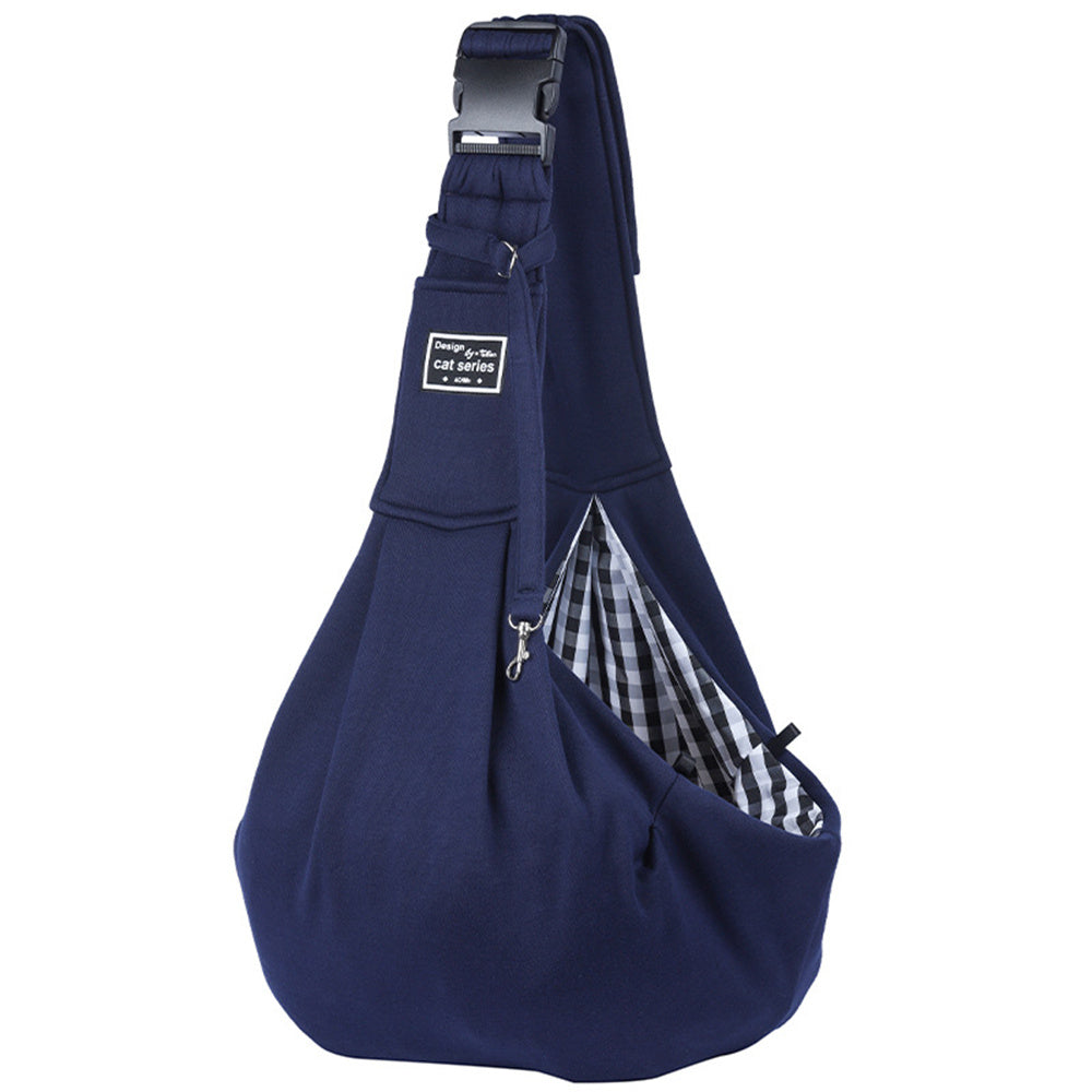 Adjustable Pet Shoulder Bag with Safety Buckle & Storage Pocket - Elibark Dog Supplies