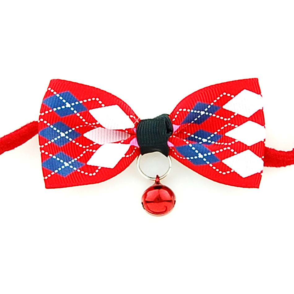 Cute Adjustable Pet Bow Tie with Bell – Stylish Accessory for Dogs - Elibark Dog Supplies