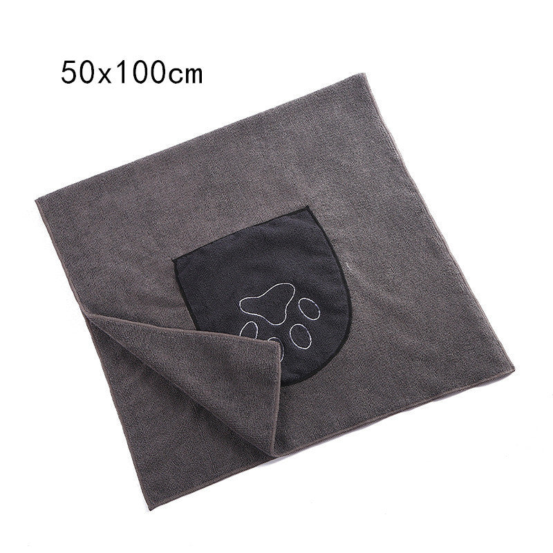 Soft Cotton Pet Travel Towel – Comfort & Protection Anywhere - Elibark Dog Supplies
