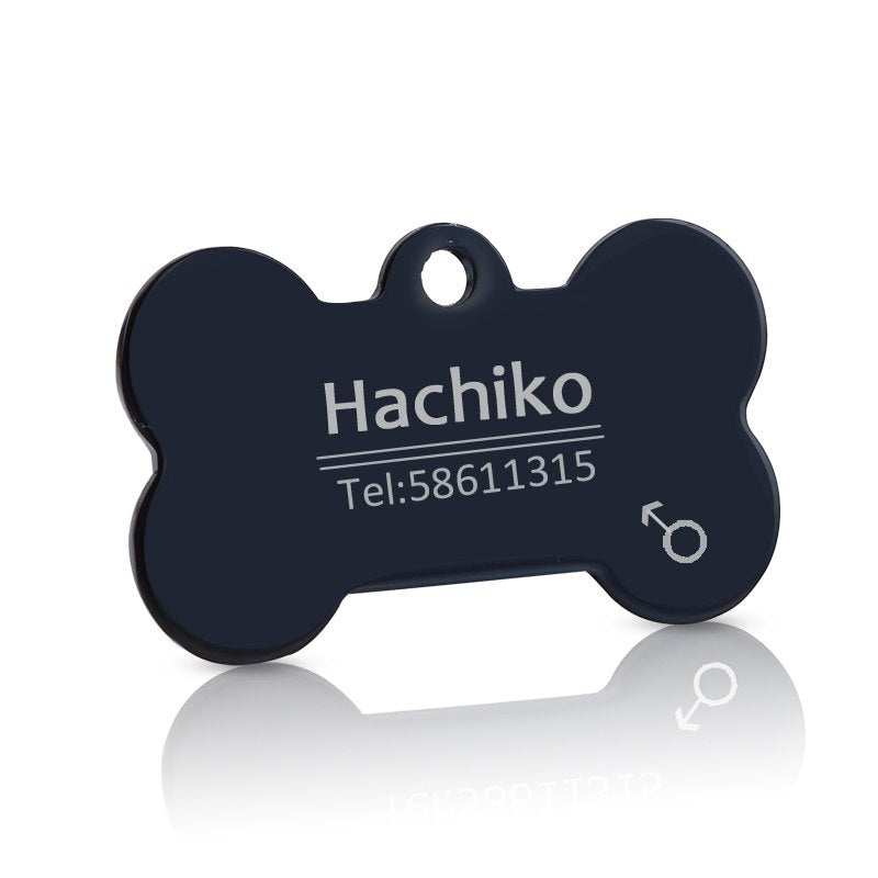 Custom Pet ID Tags | Engraved Dog Name, Photo & Address | Titanium Steel