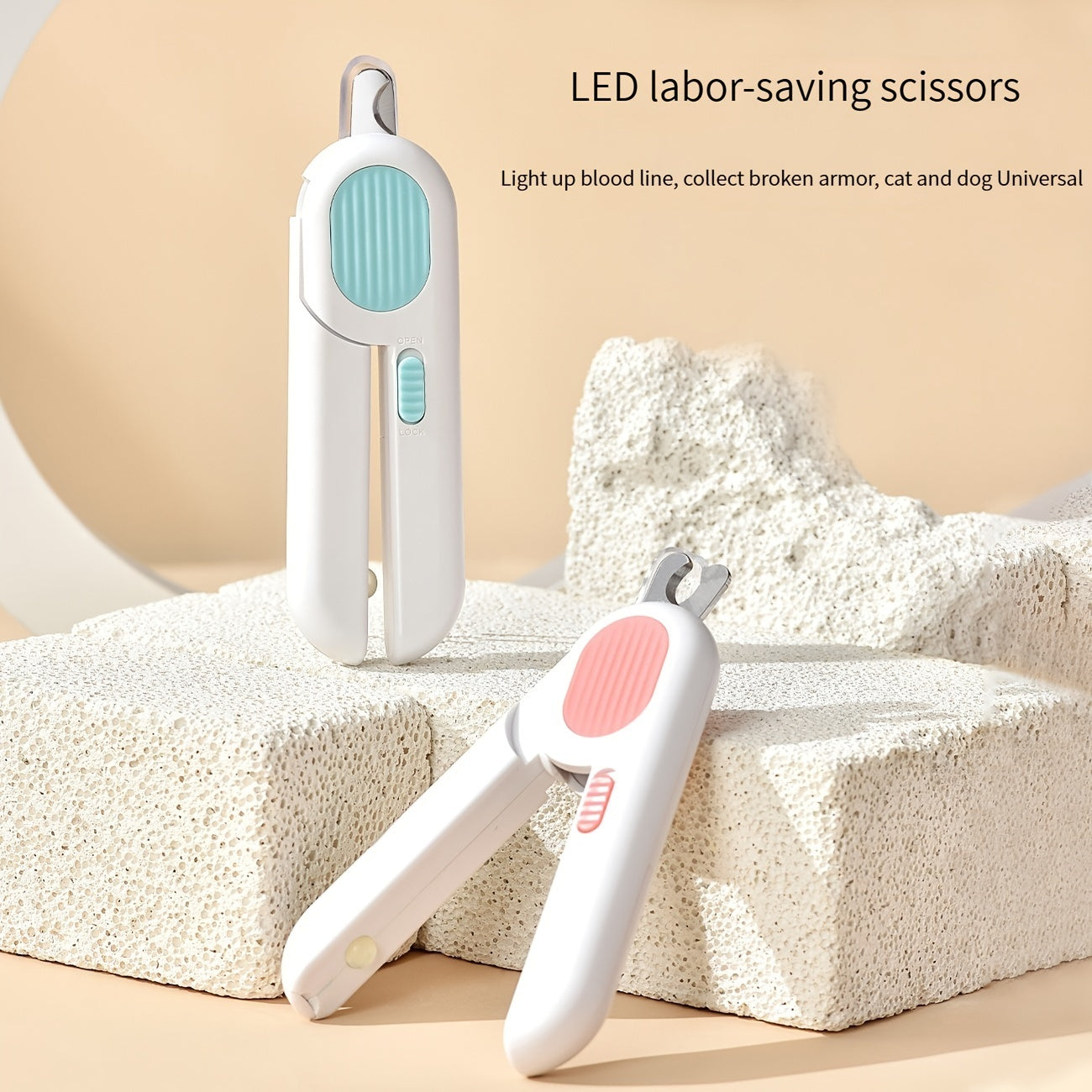 LED Pet Nail Clippers for Safe, Easy Trimming - Elibark Dog Supplies