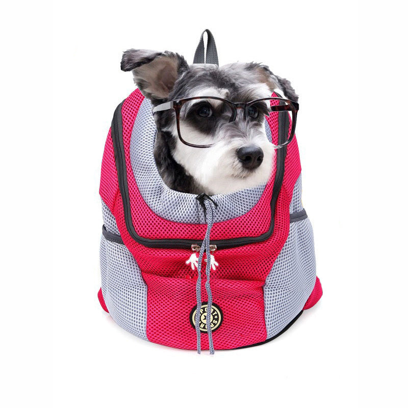 Breathable Front Dog Carrier Backpack with Safety Features - Elibark Dog Supplies