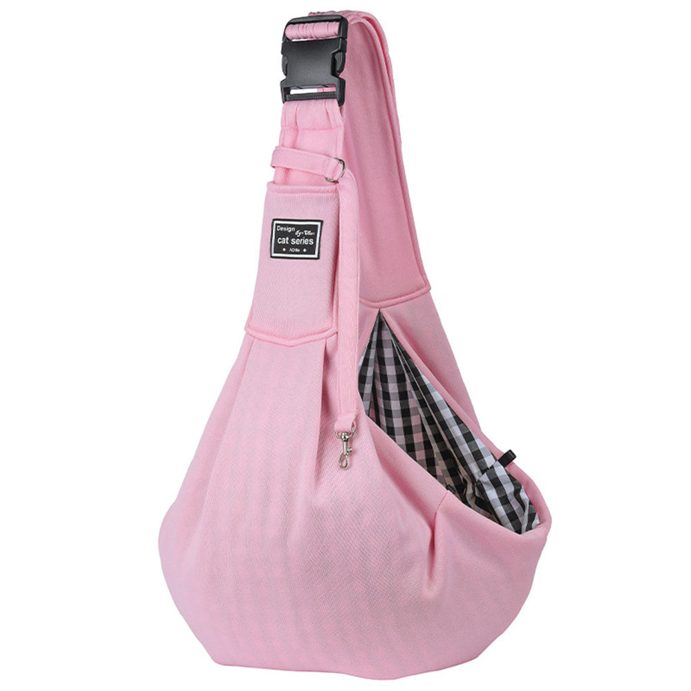 Adjustable Pet Shoulder Bag with Safety Buckle & Storage Pocket - Elibark Dog Supplies