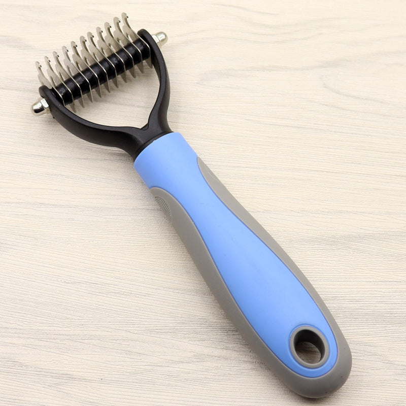 Dog Knot Remover Comb – Stainless Head with Easy-Grip Handle - Elibark Dog Supplies