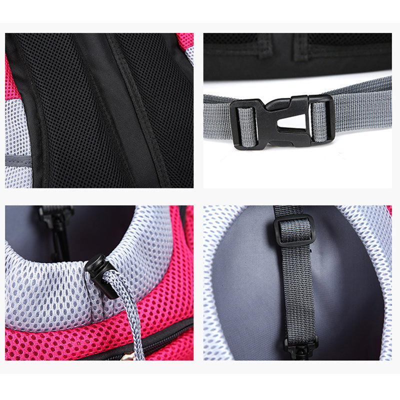 Breathable Front Dog Carrier Backpack with Safety Features - Elibark Dog Supplies