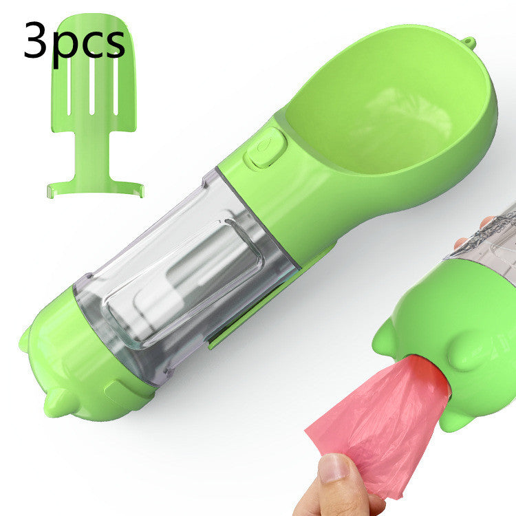 3 In 1 Dog Water Bottle - Elibark Dog Supplies