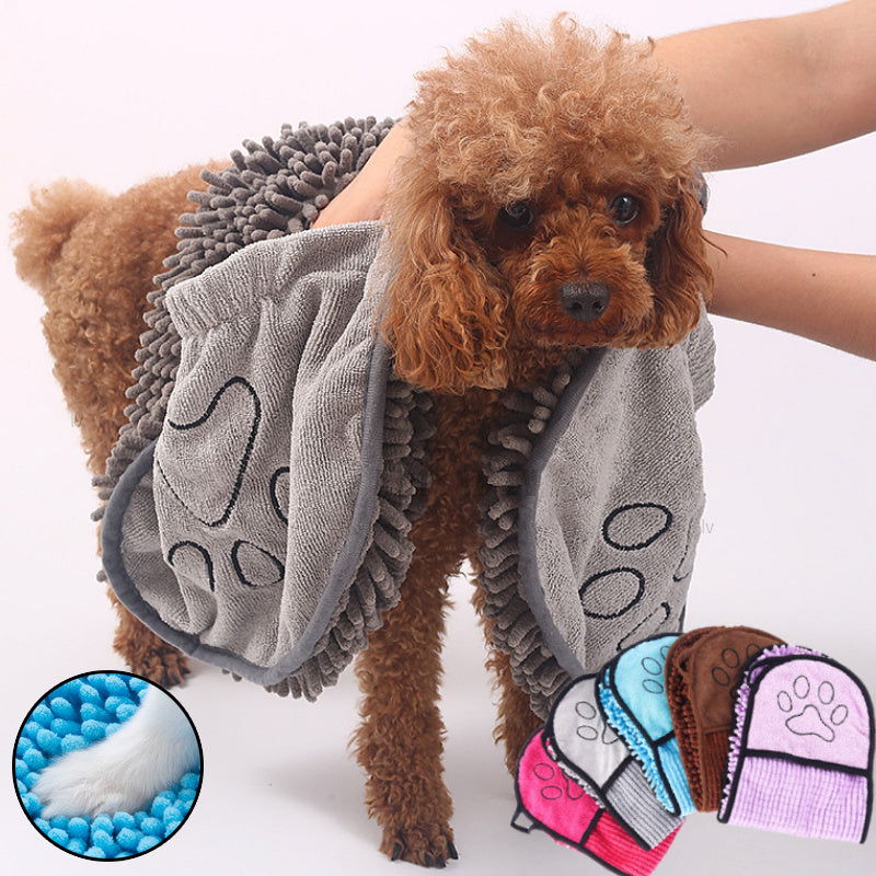 Highly Absorbent Dog Towel - Elibark Dog Supplies