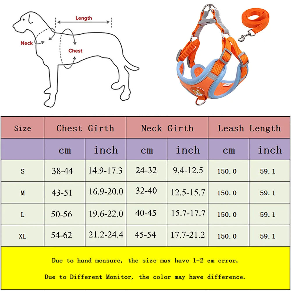 Adjustable No-Pull Harness & Leash Set for Small Dogs - Elibark Dog Supplies