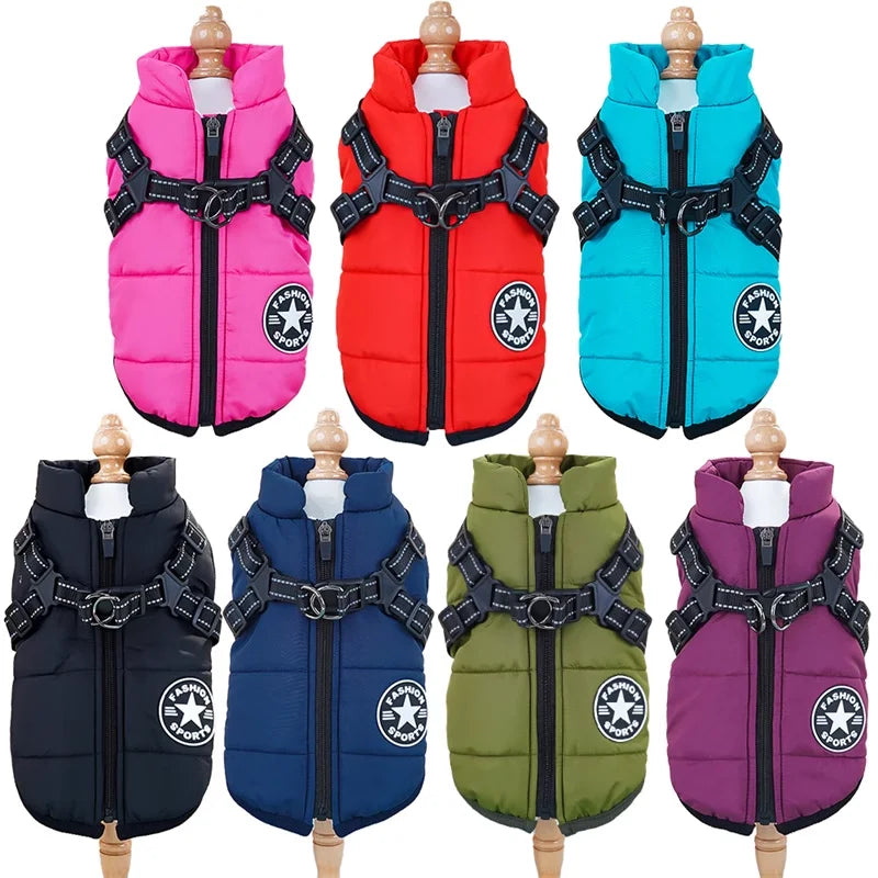 Incredibly Comfortable Dog Jacket with Harness - Elibark Dog Supplies