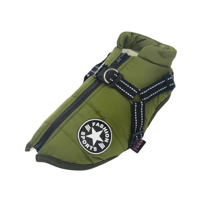 Incredibly Comfortable Dog Jacket with Harness - Elibark Dog Supplies