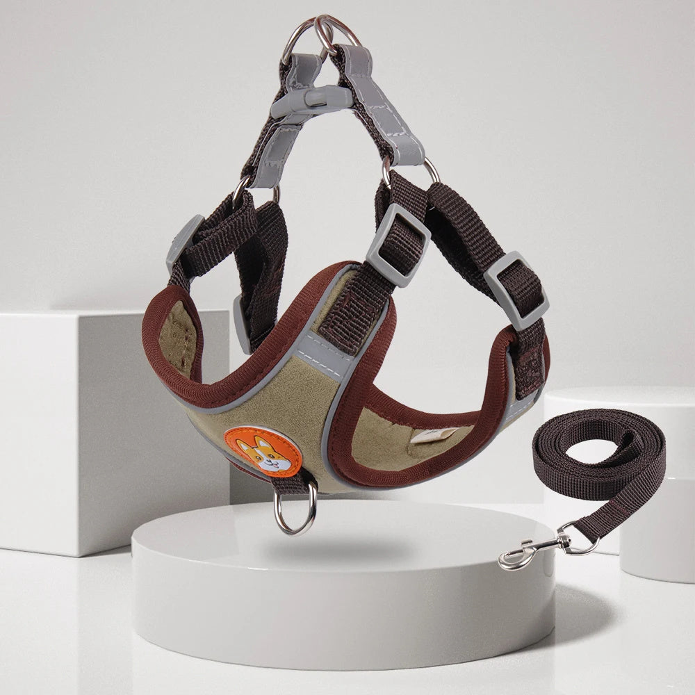 Adjustable No-Pull Harness & Leash Set for Small Dogs - Elibark Dog Supplies