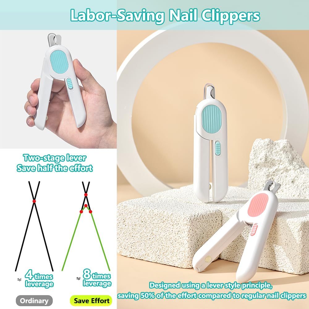LED Pet Nail Clippers for Safe, Easy Trimming - Elibark Dog Supplies