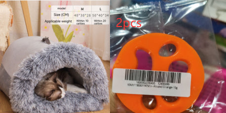 Cozy Portable Pet Nest – Warm Dog & Cat Bed for Winter - Elibark Dog Supplies