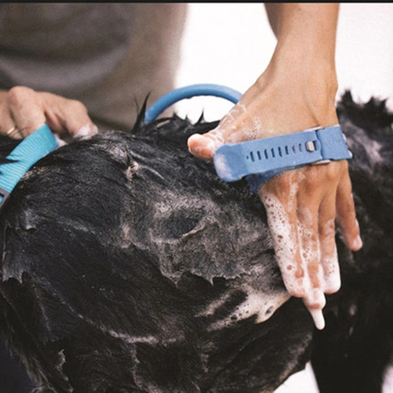 Comfort Massage Shower Brush for Easy Pet Bathing - Elibark Dog Supplies