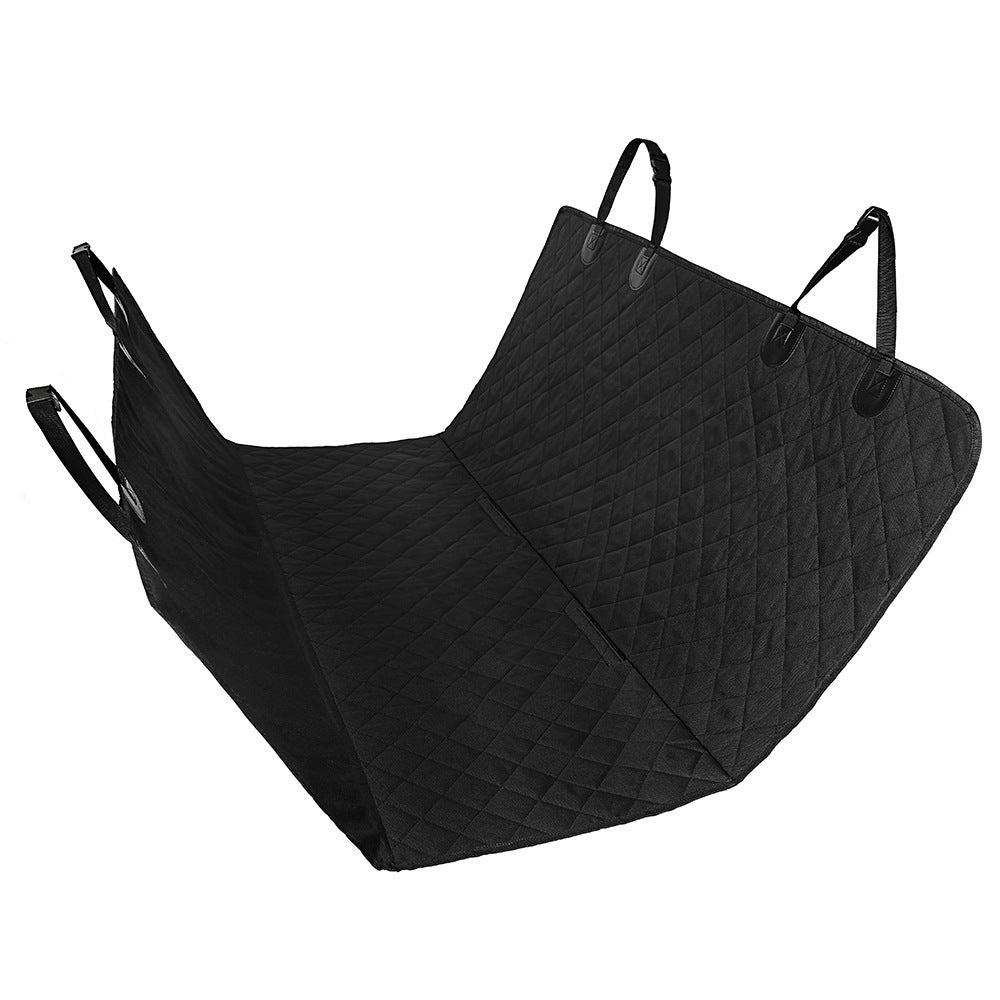 Dog Car Seat Cover – Hammock Style with Mesh Window & Pockets - Elibark Dog Supplies