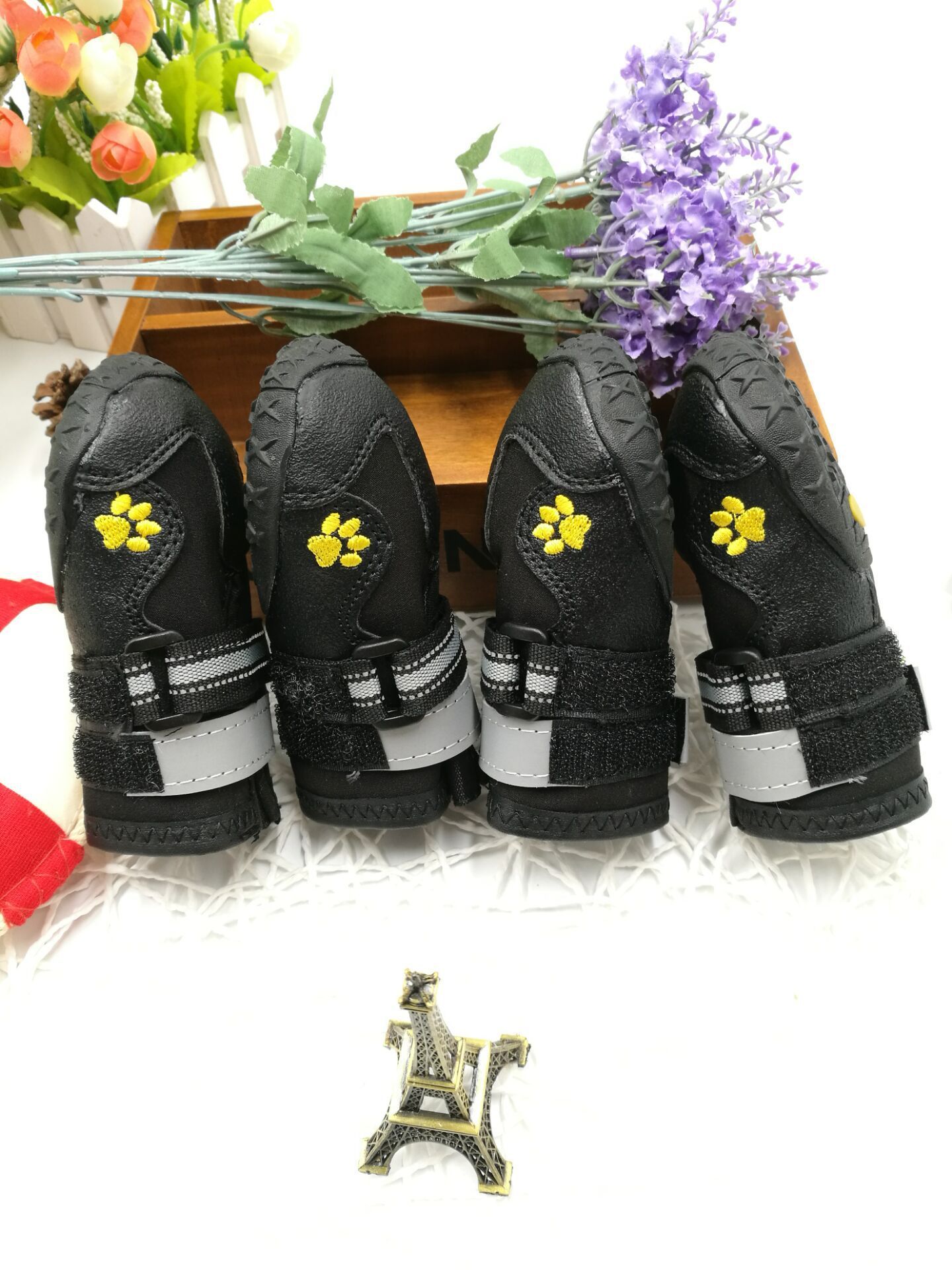 Waterproof Non-Slip Dog Boots with Adjustable Strap - Elibark Dog Supplies