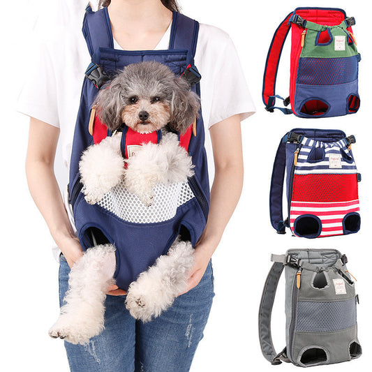Breathable Dog Backpack Carrier – For Pets Up to 12kg - Elibark Dog Supplies