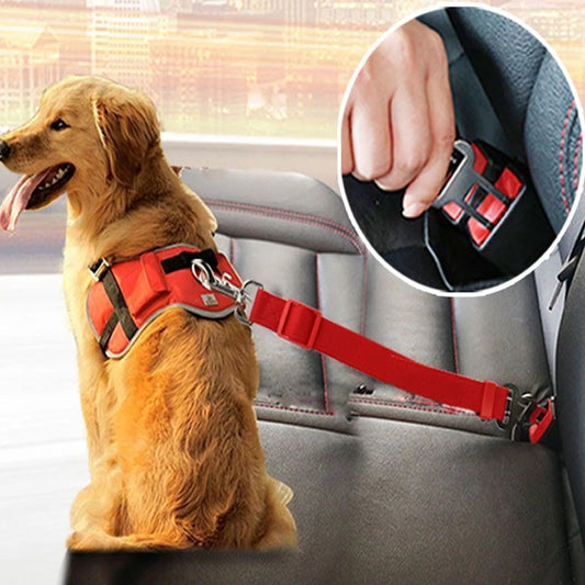 Adjustable Pet Car Seat Belt – Safe Travel for Dogs - Elibark Dog Supplies