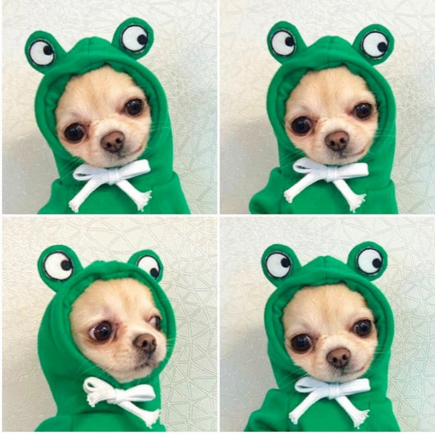 Cute Fruit Dog Hoodie – Warm Fleece Outfit for Small Pets - Elibark Dog Supplies