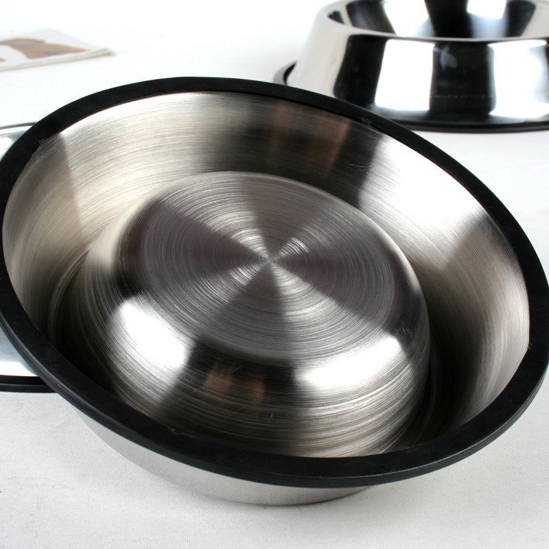 Durable Stainless Steel Pet Bowl – Non-Slip & Safe - Elibark Dog Supplies