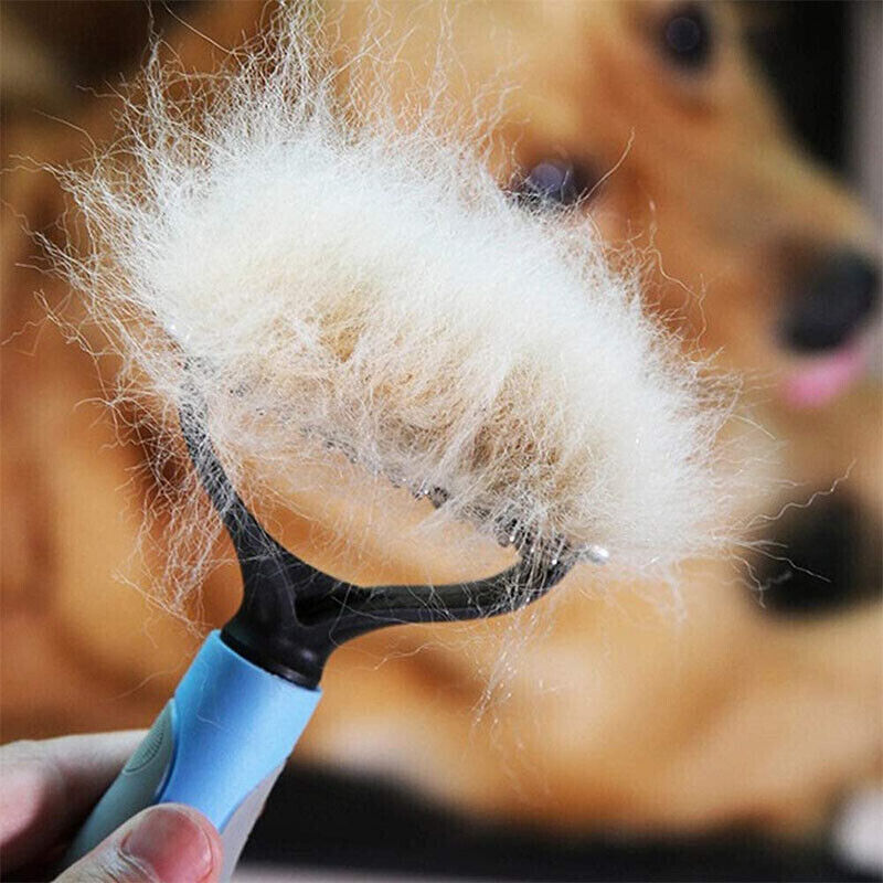 Gentle Dual-Sided Brush for Tangles & Loose Fur - Elibark Dog Supplies