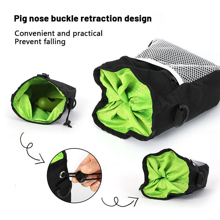 Hands-Free Dog Treat Pouch with Poop Bag Dispenser - Elibark Dog Supplies