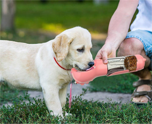 3 In 1 Dog Water Bottle - Elibark Dog Supplies