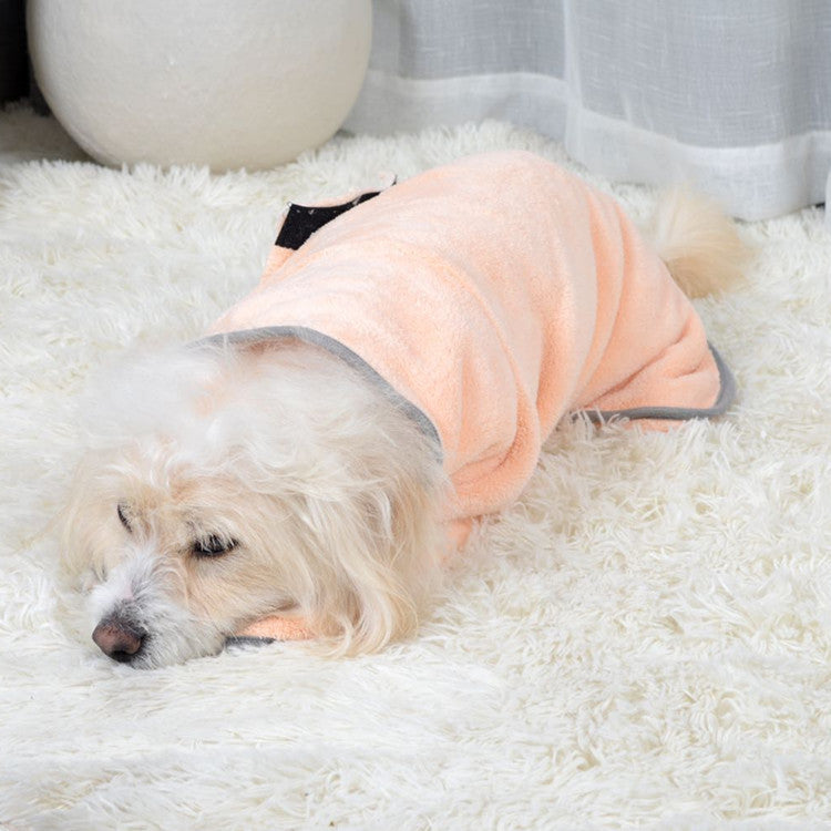 Microfiber Pet Drying Towel – Quick-Dry Bathrobe for Dogs - Elibark Dog Supplies
