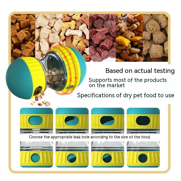 Food Dispensing Dog Toy – Slow Feeder & Puzzle Tumbler - Elibark Dog Supplies