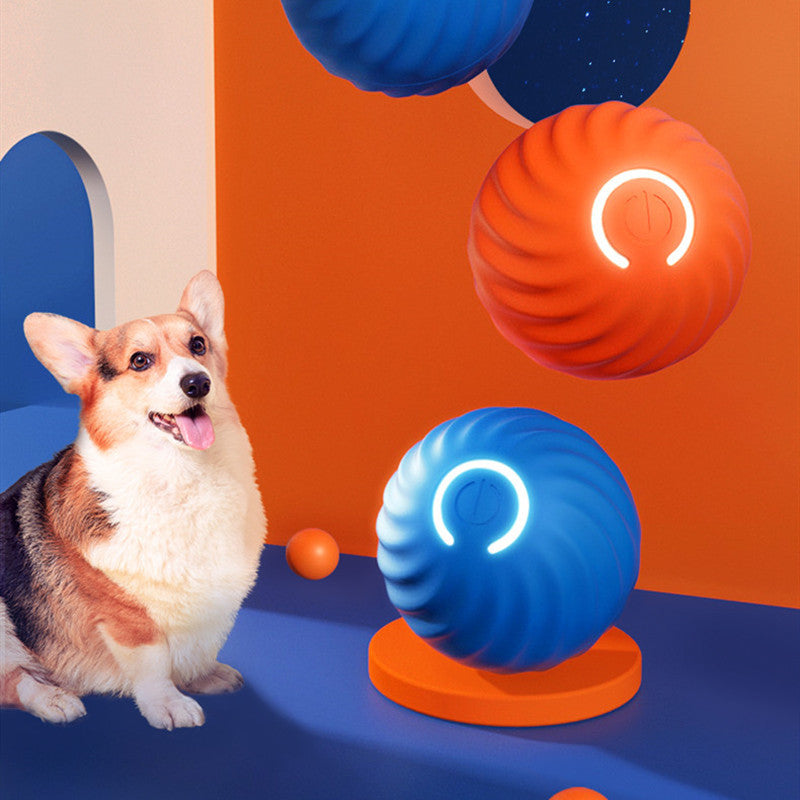 Interactive USB-Powered Jumping Ball Toy for Active Dogs - Elibark Dog Supplies