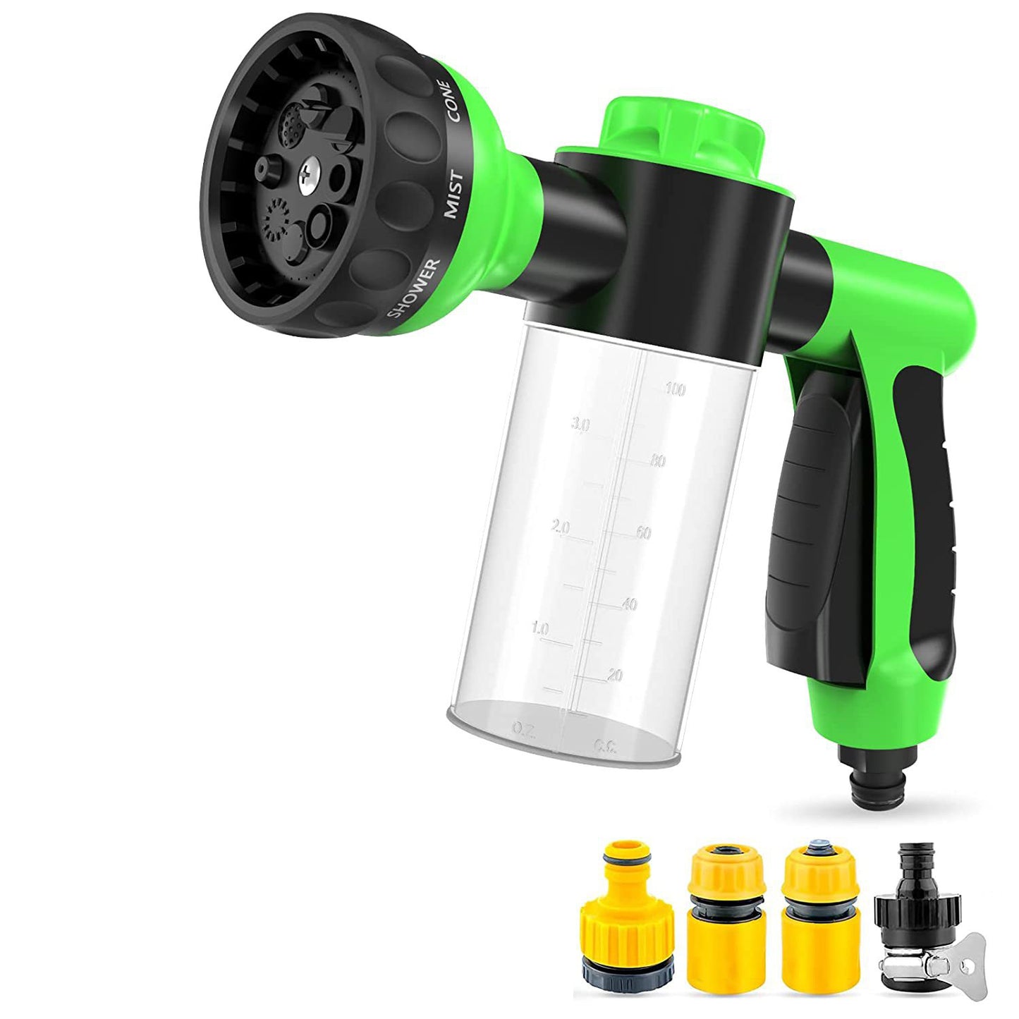 High-Pressure Dog Shower Sprayer & Grooming Brush - Elibark Dog Supplies