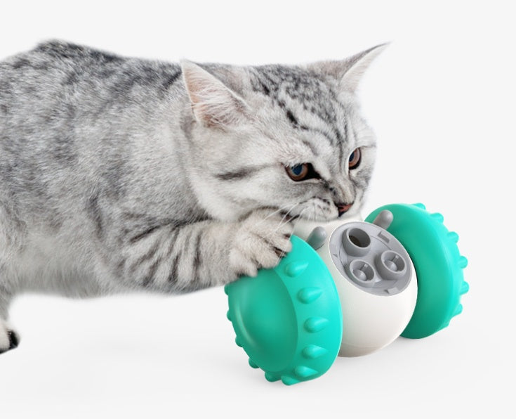 Interactive Dog Puzzle Feeder – No-Power Tumbler Toy - Elibark Dog Supplies