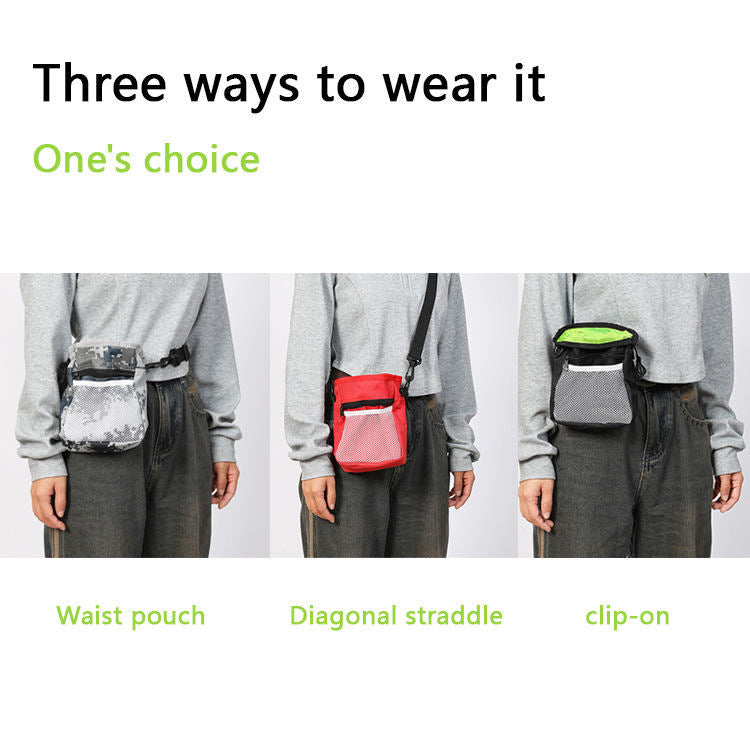 Hands-Free Dog Treat Pouch with Poop Bag Dispenser - Elibark Dog Supplies