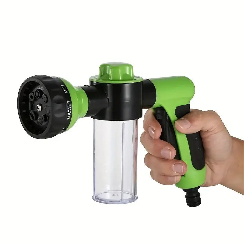 High-Pressure Dog Shower Sprayer & Grooming Brush - Elibark Dog Supplies