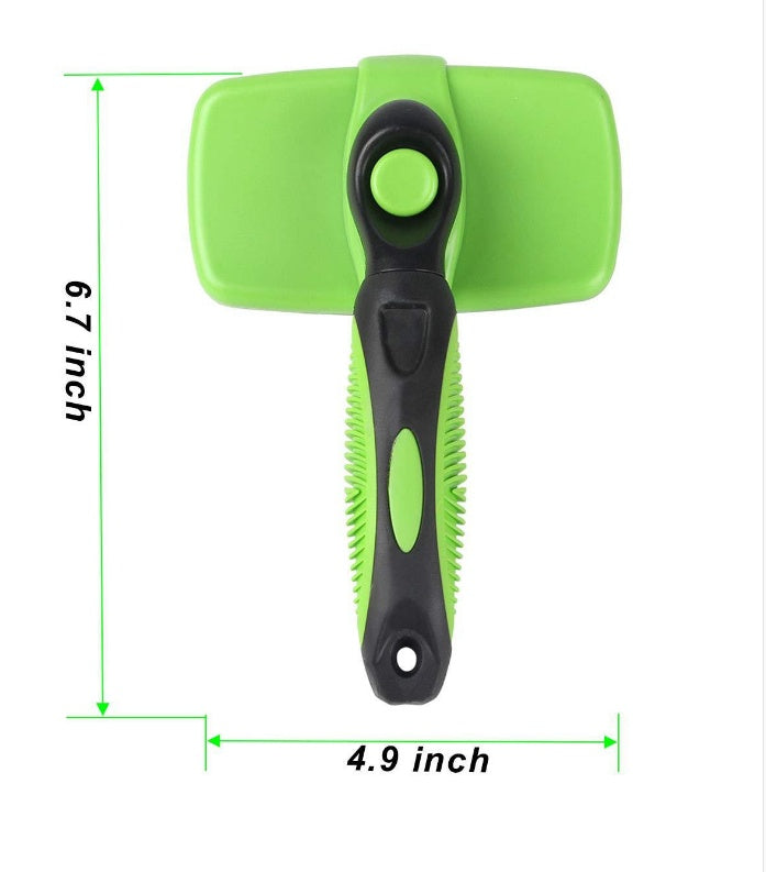 Self-Cleaning Pet Comb – Retractable Brush for Dogs - Elibark Dog Supplies