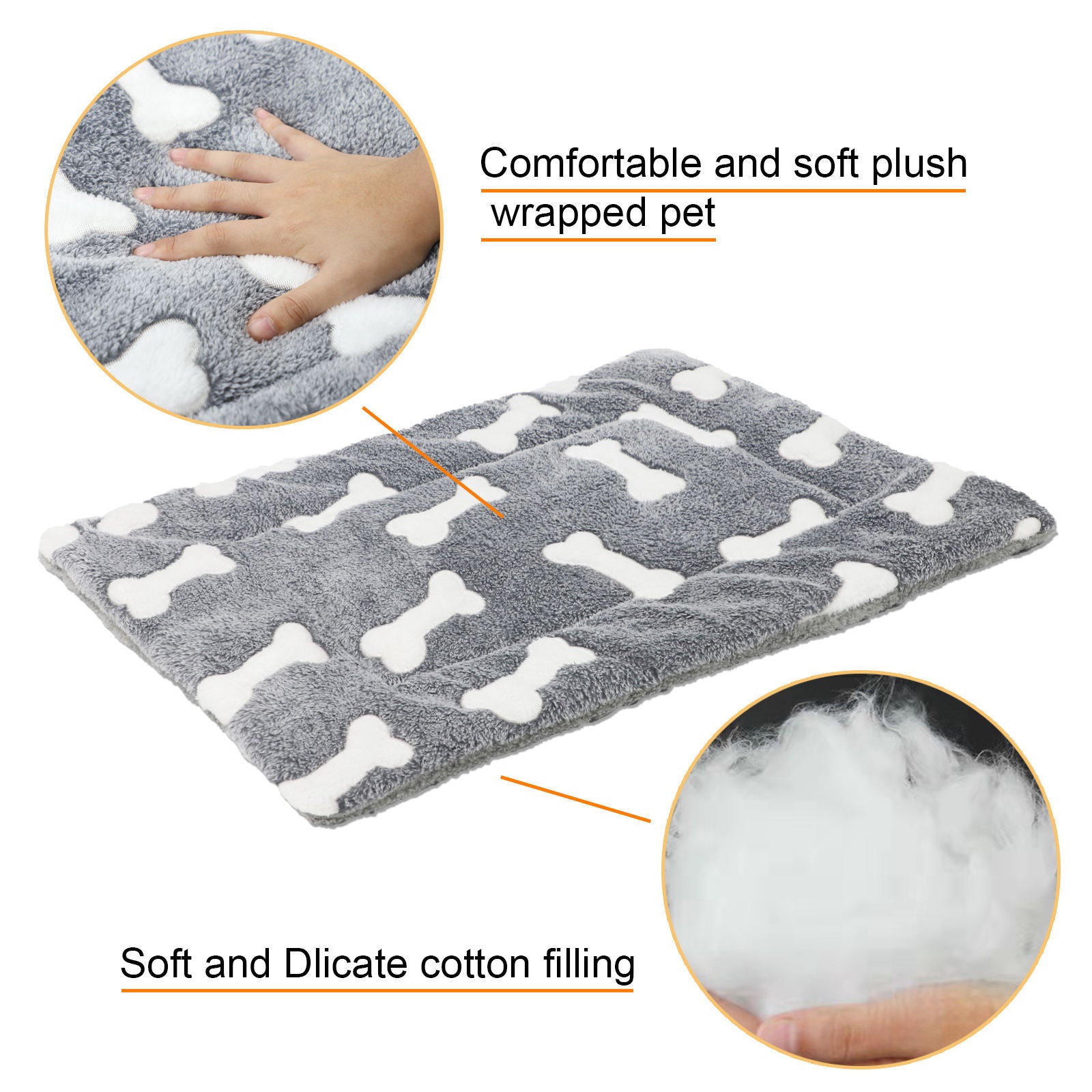 Self-Warming Reversible Bed Mat for Dogs - Elibark Dog Supplies