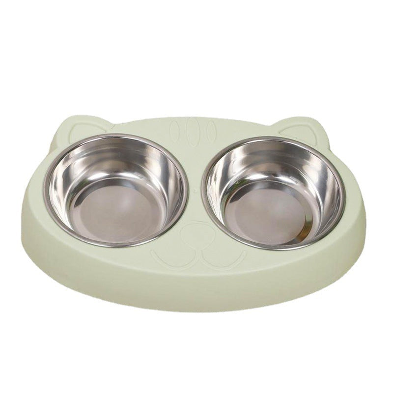 Non-Slip Raised Double Bowls for Dogs - Elibark Dog Supplies