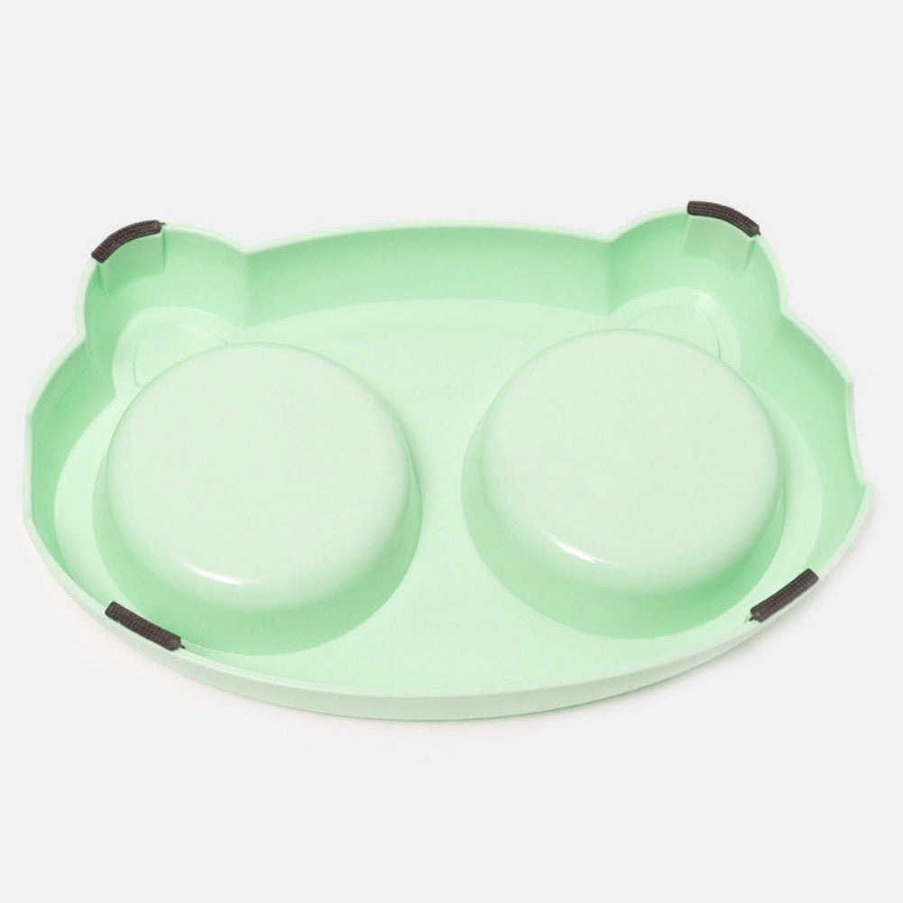 Non-Slip Raised Double Bowls for Dogs - Elibark Dog Supplies