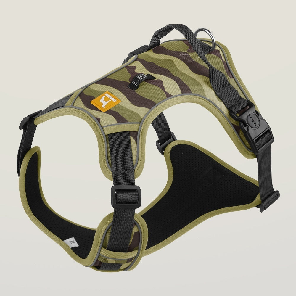 Reflective Dog Harness with Leash – Chest & Back Control - Elibark Dog Supplies