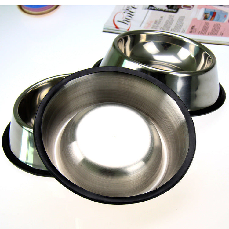 Durable Stainless Steel Pet Bowl – Non-Slip & Safe - Elibark Dog Supplies