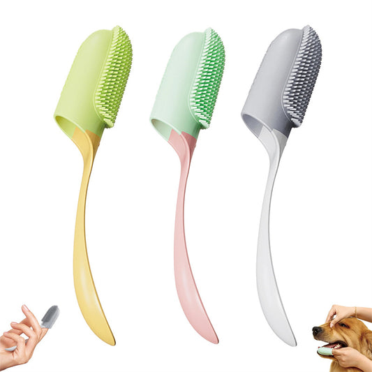 Soft Finger Toothbrush for Dogs – Reusable & Gentle Cleaning - Elibark Dog Supplies