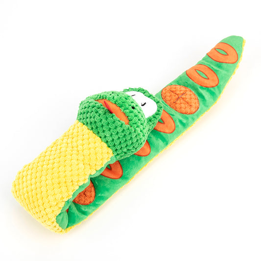 Snake Snuffle Dog Toy – Squeaky Puzzle & Treat Dispenser - Elibark Dog Supplies