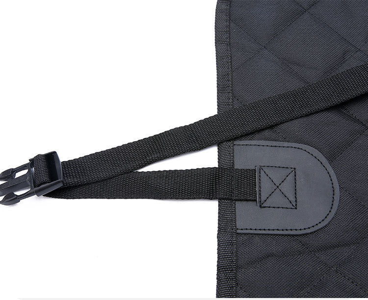 Dog Car Seat Cover – Hammock Style with Mesh Window & Pockets - Elibark Dog Supplies