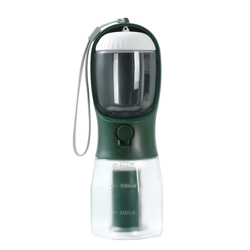3-in-1 Dog Travel Cup – Water, Food & Waste Bag Dispenser - Elibark Dog Supplies